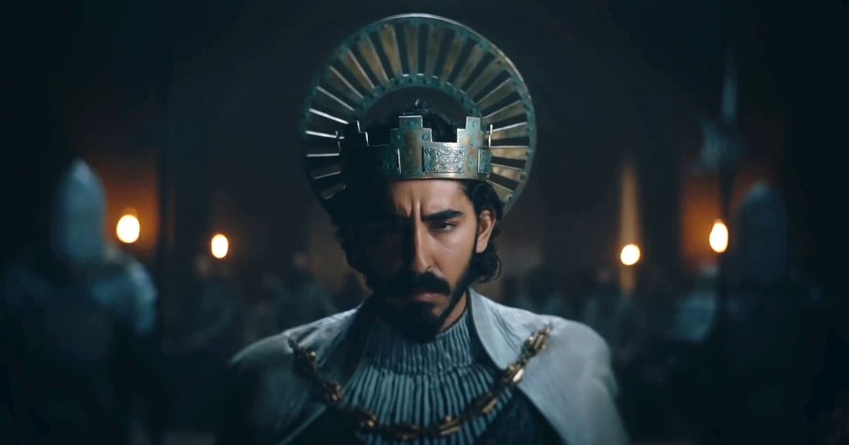 Dev Patel as Gawain in The Green Knight 