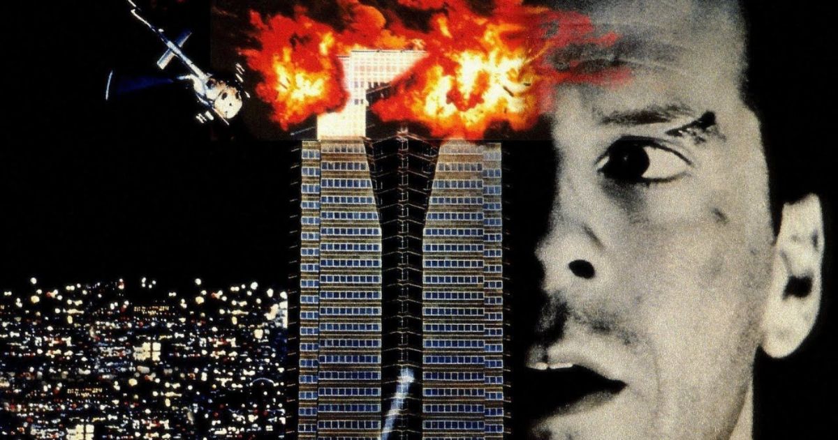 Bruce Willis Celebrates the Anniversary of "Die Hard" on the Rooftop of Nakatomi Plaza