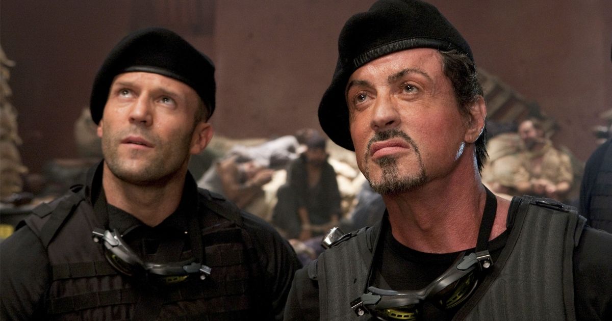 Jason Statham and Silvester Stallone