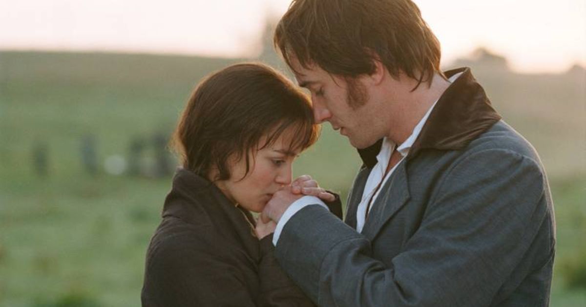 Lizzy (Keira Knightley) and Darcy (Matthew Macfadyen) finally admit their love.