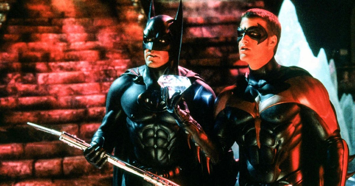 George Clooney as Batman and Chris O'Donnell as Robin in Batman & Robin