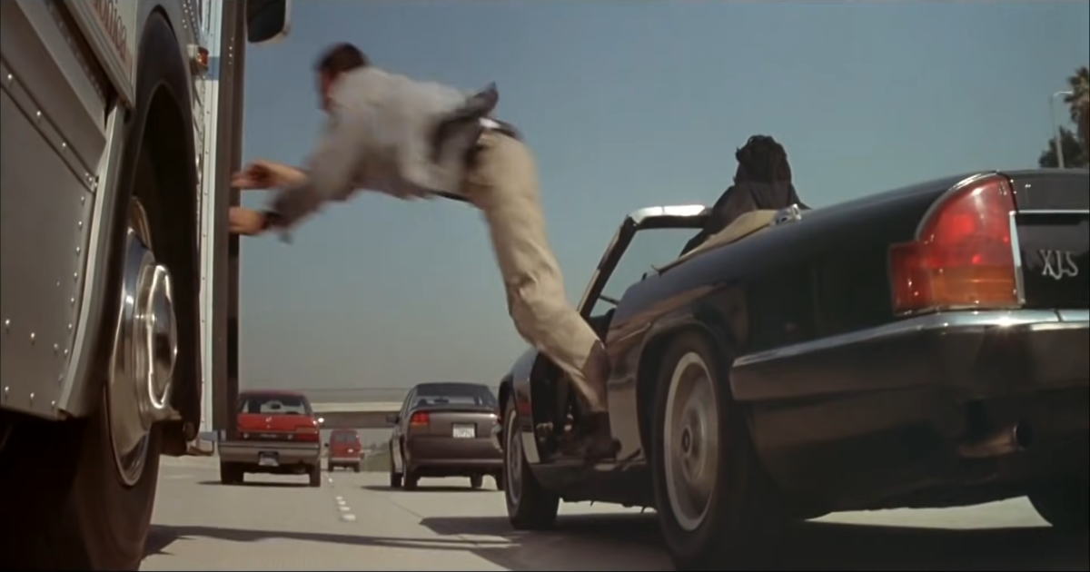 Keanu Reeves and Tone Man in Speed