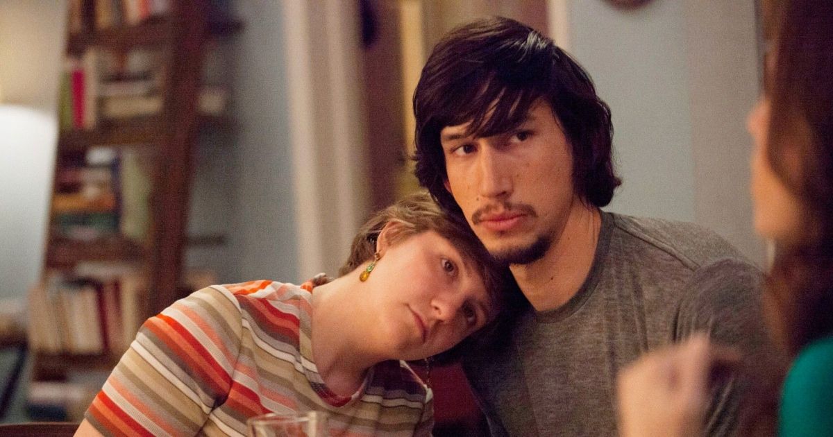 Lena Dunham and Adam Driver in Girls