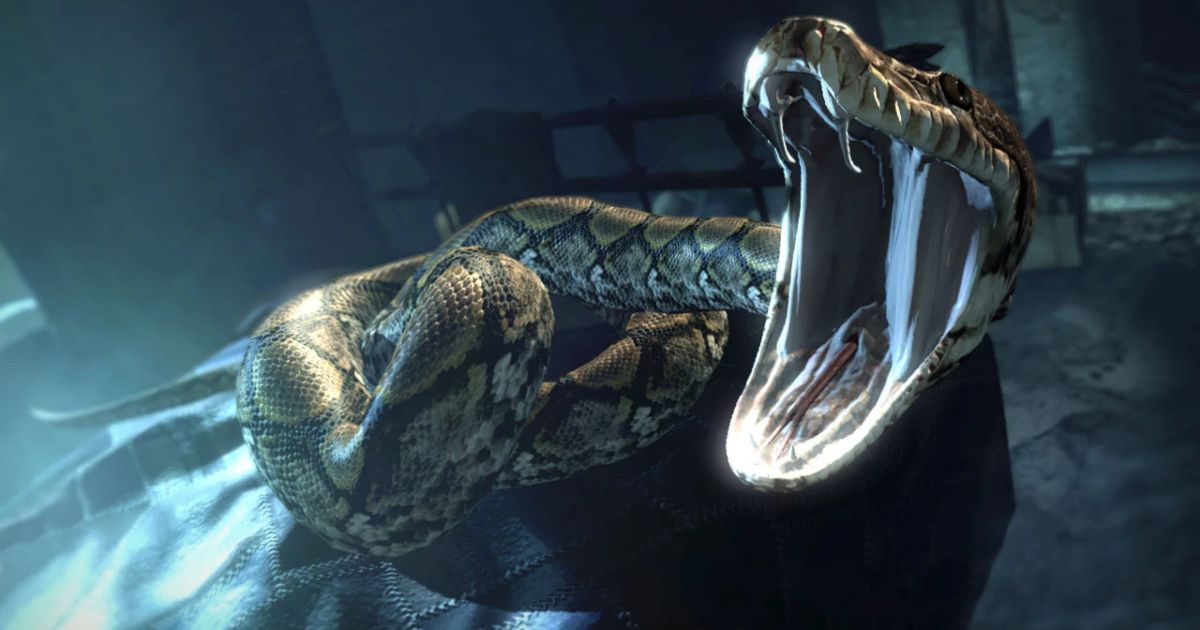 Nagini snake in Harry Potter