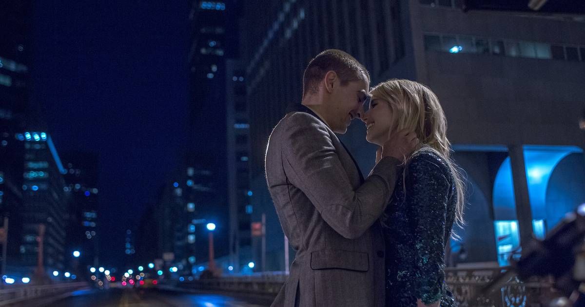 Dave Franco and Emma Roberts in Nerve