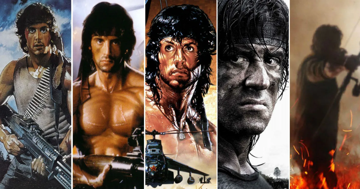 Rambo films one through five