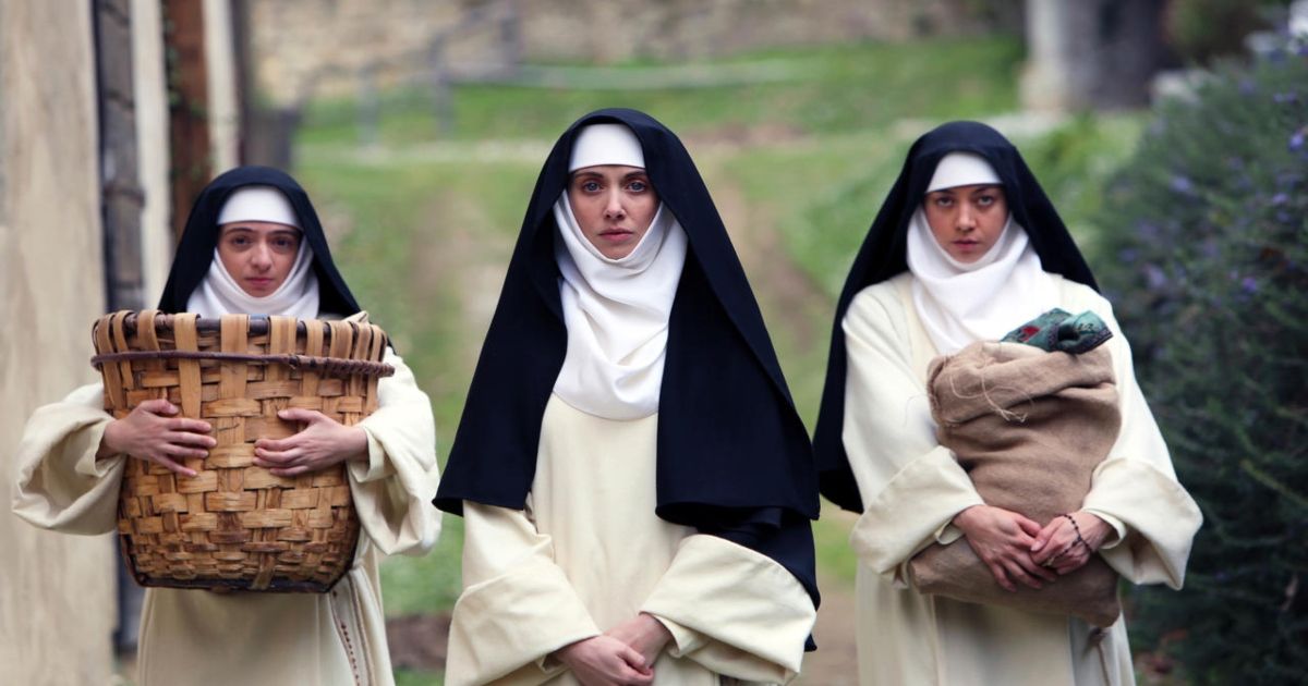 Aubrey Plaza as a nun in The Little Hours