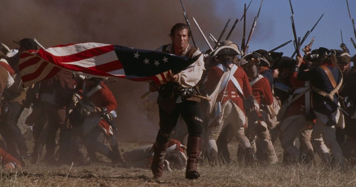 The American Revolution seen in The Patriot with Mel Gibson