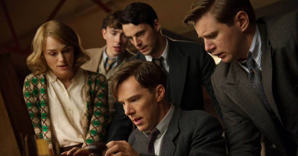Alan Turing and his fellow mates deciphering German enigma codes