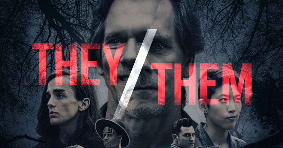 They/Them' trailer features Kevin Bacon as the leader of a creepy  conversion therapy camp