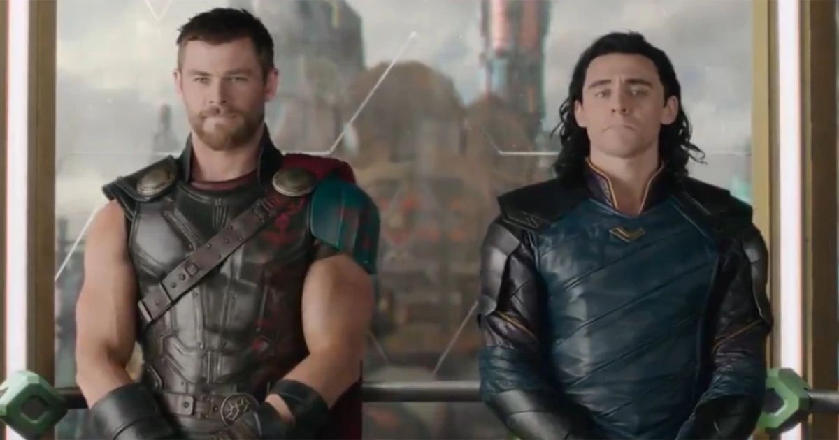Thor and Loki in Ragnarok