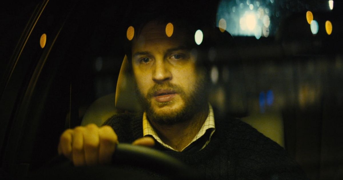 Tom Hardy as Ivan Locke in a car in Locke