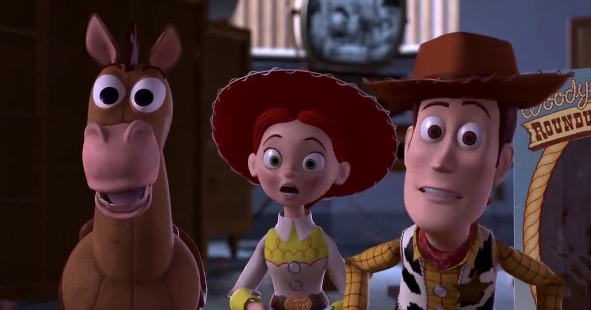 Toy Story 2 Bullseye, Jessie, and Woody