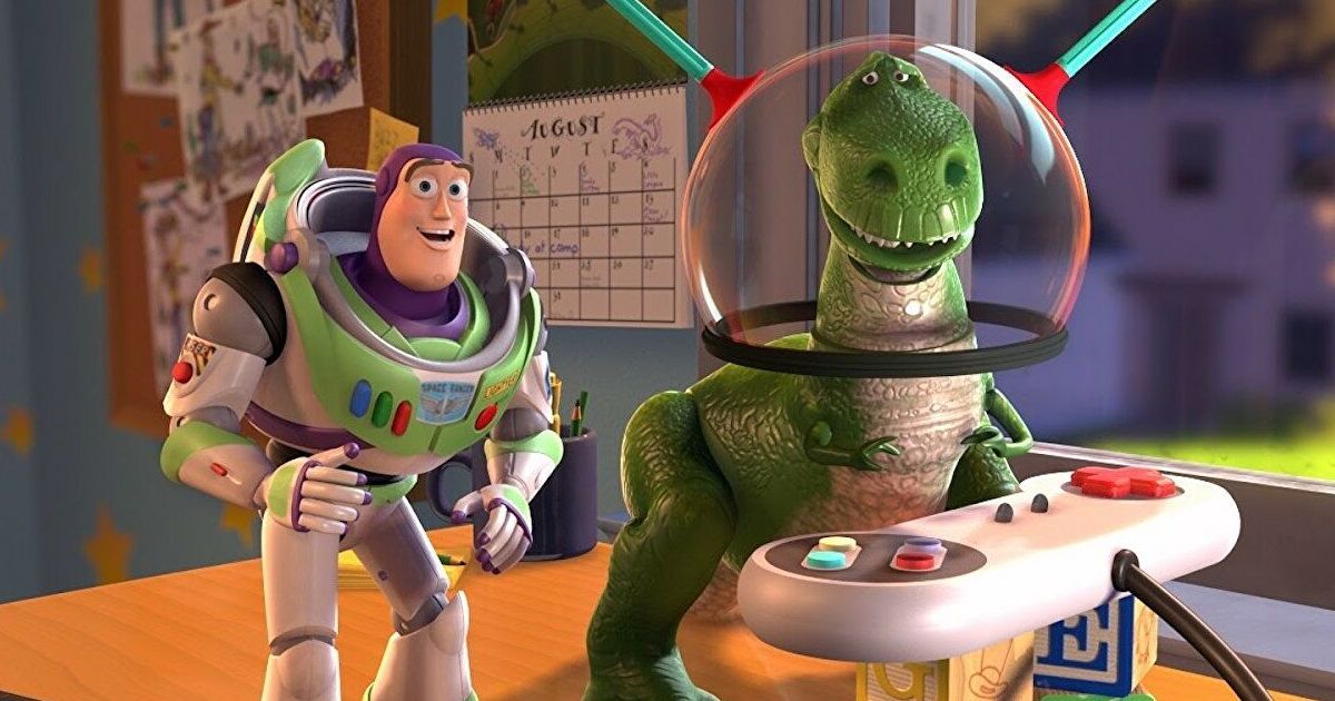 Toy Story 2 Buzz and Rex