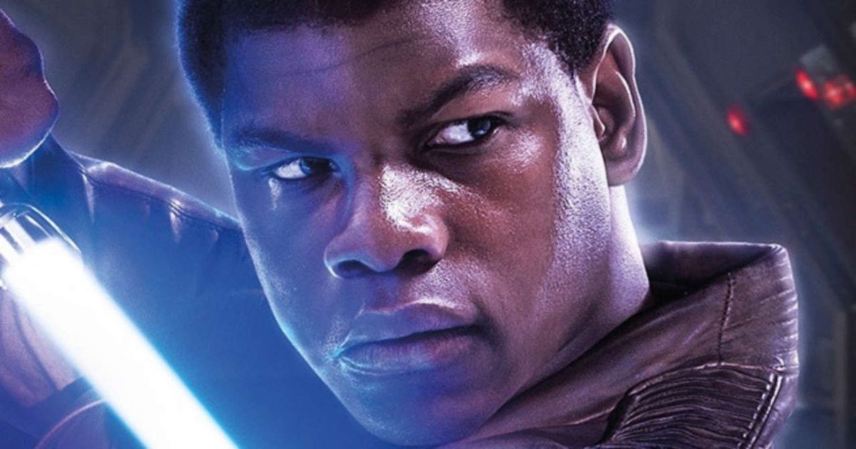 John Boyega as Finn in Star Wars: The Force Awakens.