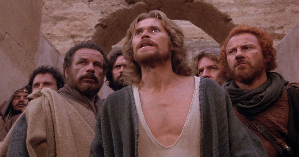 Willem Dafoe como Jesus em A Última Tentação de Cristo, de Martin Scorsese