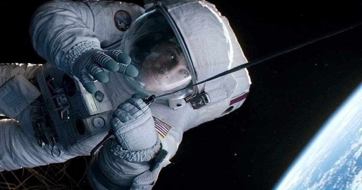 Sandra Bullock in Gravity.