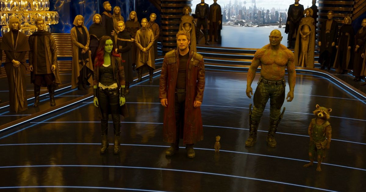 The Guardians of the Galaxy meeting the Sovereign