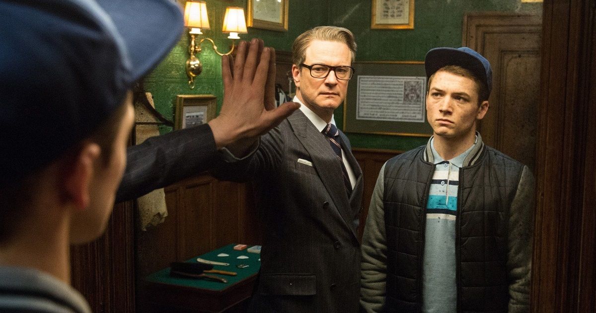 Eggsy and Harry in The Kingsman