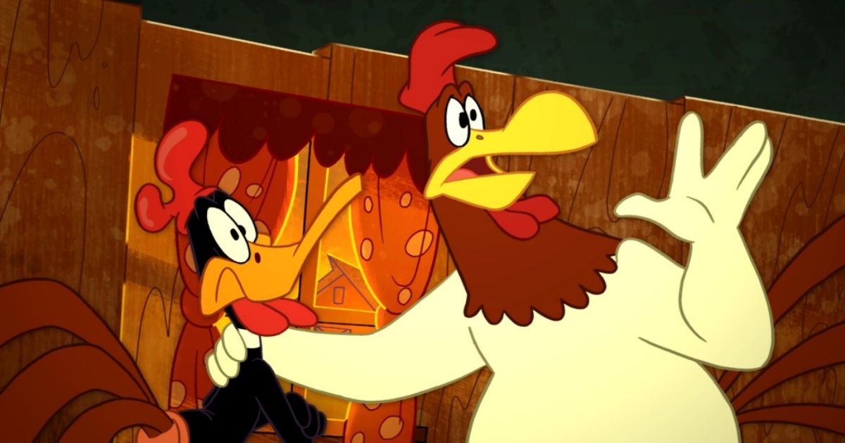 Daffy Duck and Foghorn Leghorn in The Looney Tunes Show