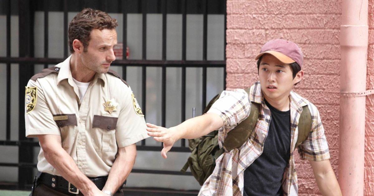 Rick Grimes and Glenn Rhee.