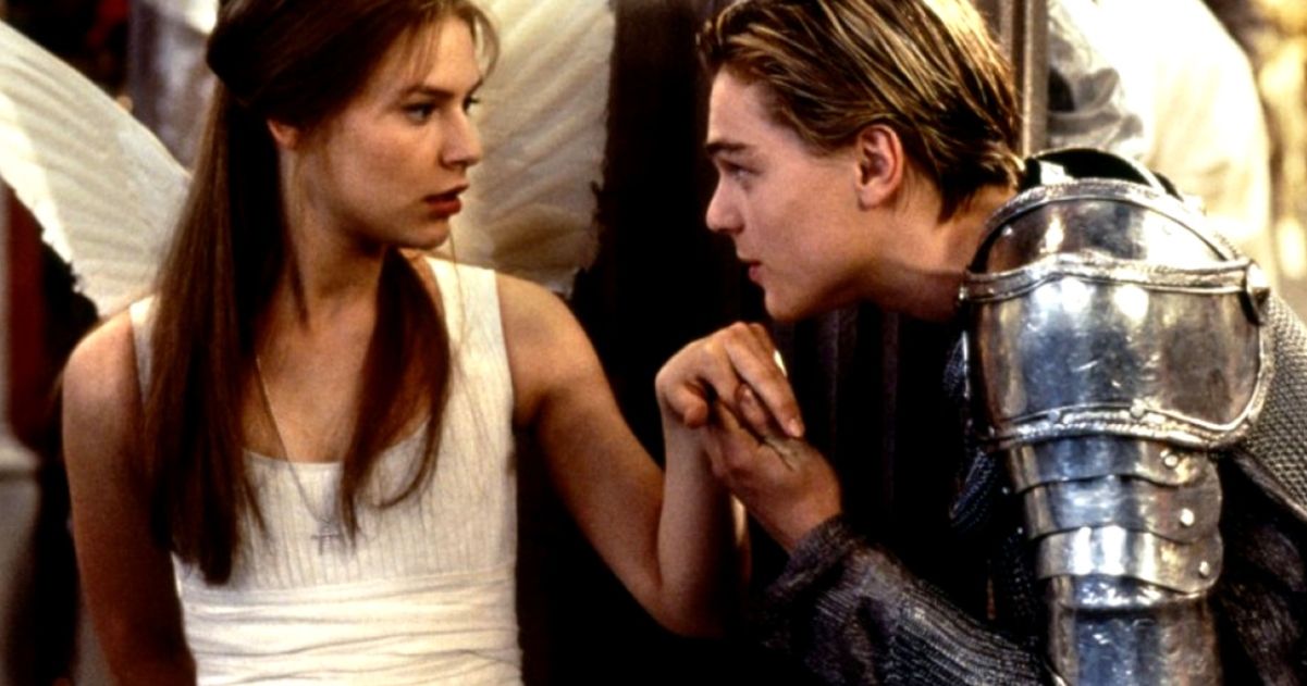 Claire Danes and Leonardo DI Caprio in Romeo and Juliet