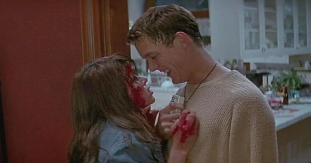Neve Campbell Matthew Lillard in Scream 1996