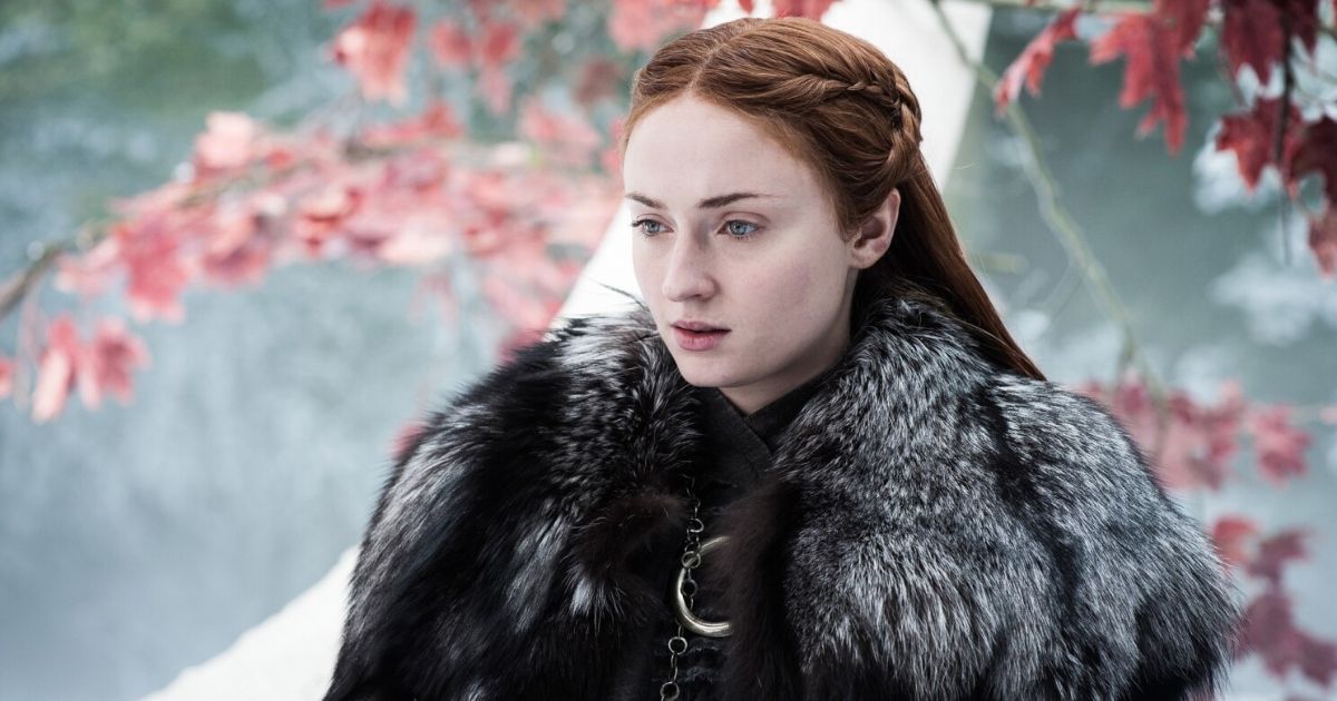 Sophie turner in Game of Thrones as Sansa Stark