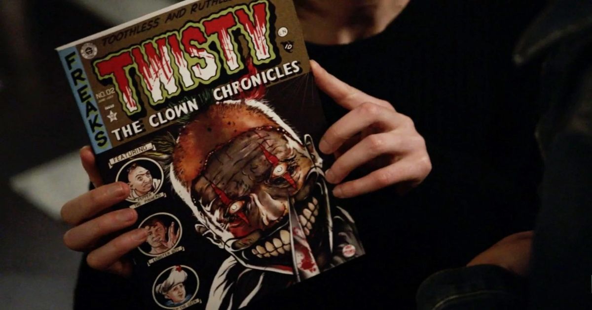 História em quadrinhos de Twisty the Clown em American Horror Story 