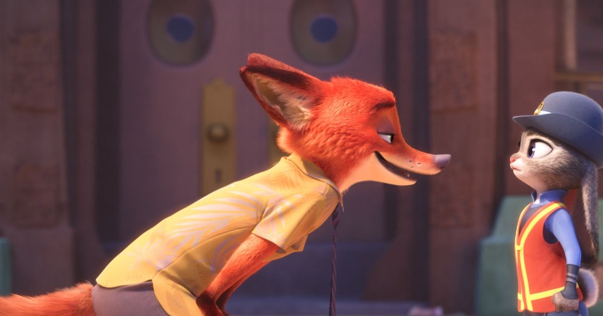 A scene from Zootopia