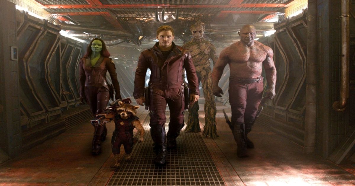 A scene from Guardians of the Galaxy