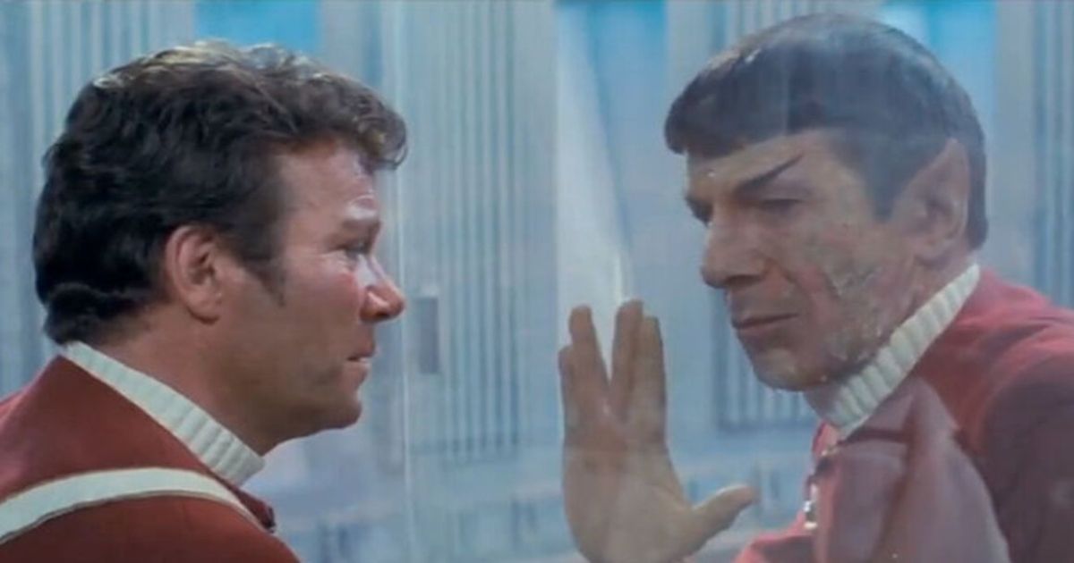 A scene from Star Trek II: The Wrath of Khan