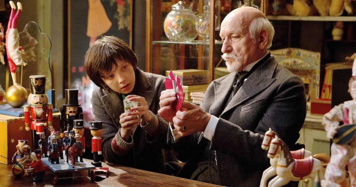 Asa Butterfield and Ben Kingsley in Martin Scorsese's Hugo