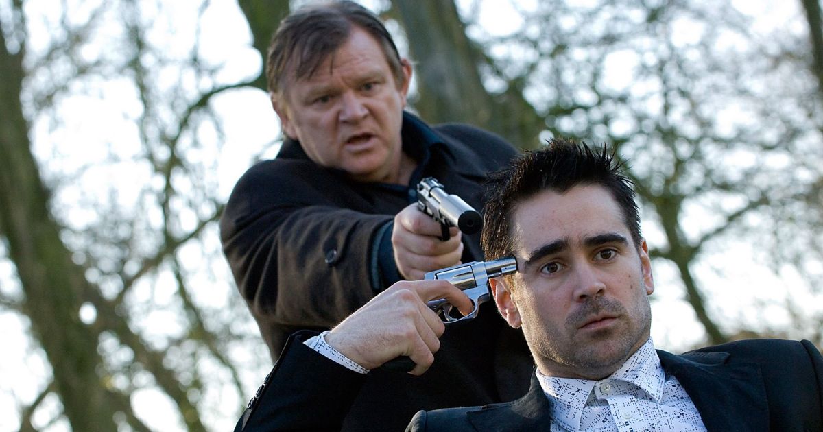 Brendan Gleeson and Colin Farrell in In Bruges