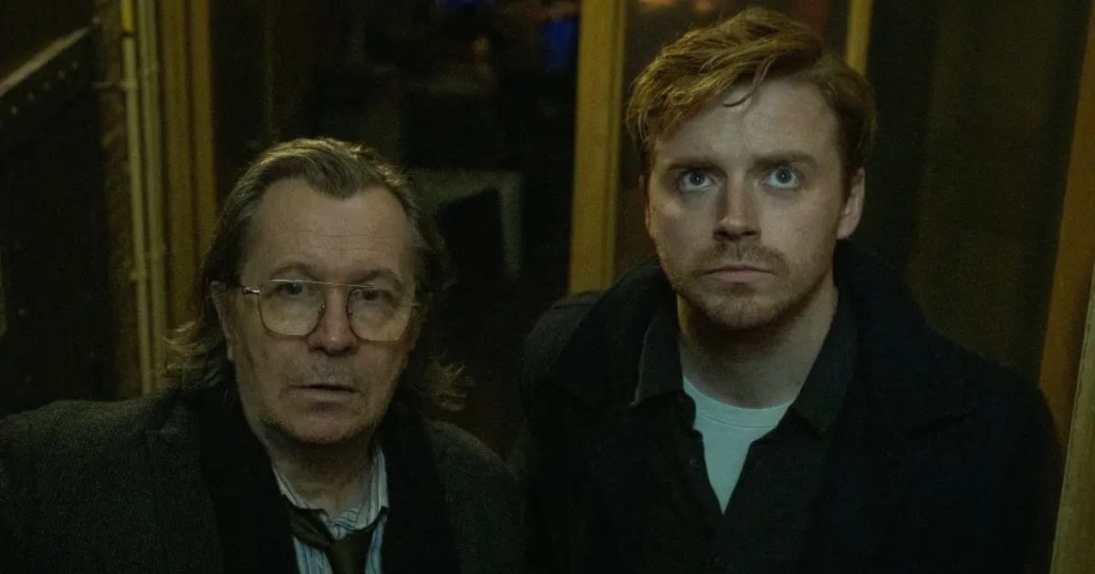 Gary Oldman and Jack Lowden in Slow Horses