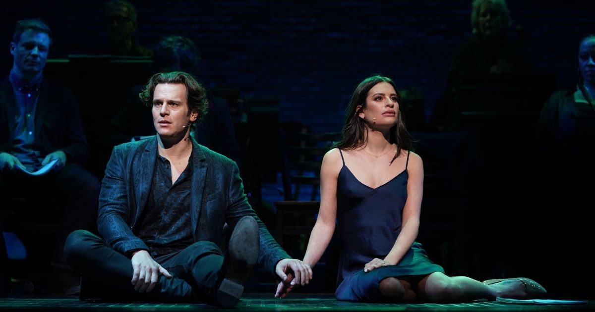 Lea Michelle and Jonathan Groff in Spring Awakening: Those You’ve Known