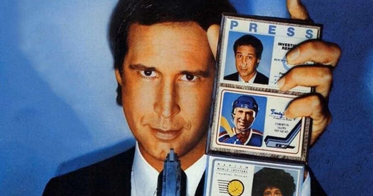 Chevy Chase como Fletch em Fletch de 1985