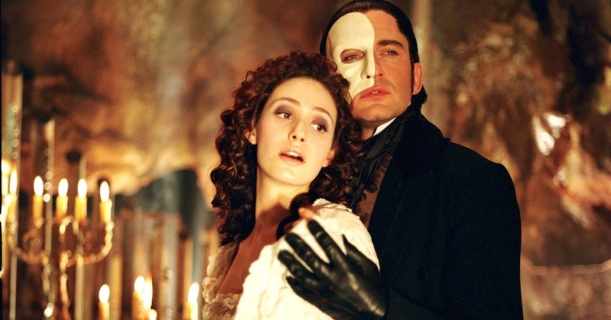 Christine and The Phantom in Phantom of the Opera