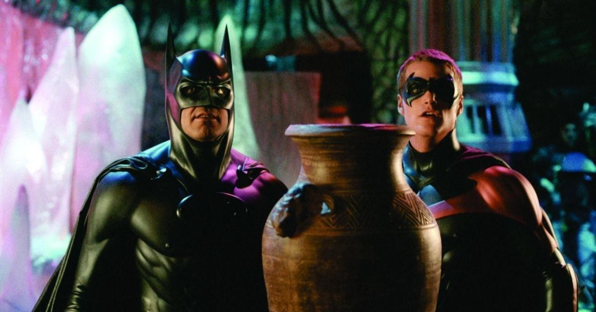George Clooney and Chris O'Donnell in Batman & Robin (1997)