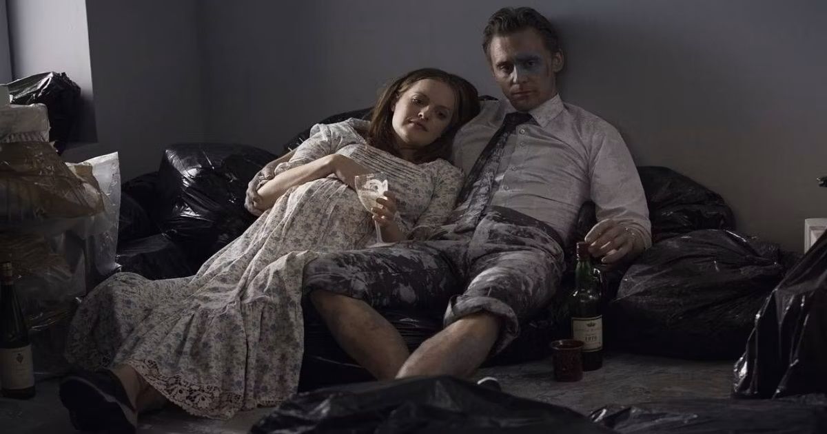 Elisabeth Moss and Tom Hiddleston in High-Rise