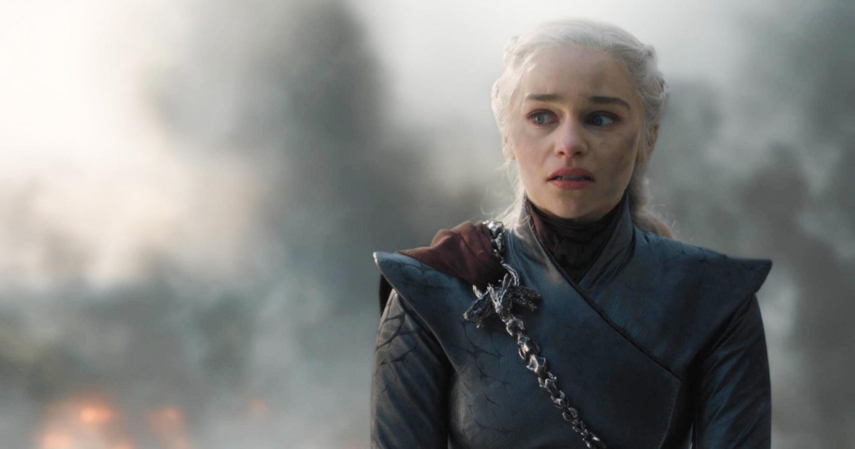 Emilia Clarke in the final season of Game of Thrones