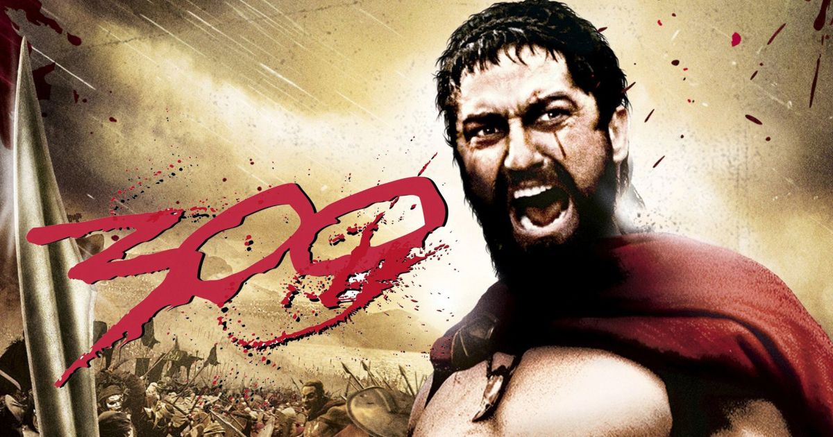 Gerard Butler leads the Spartan army in Zack Snyder's 300