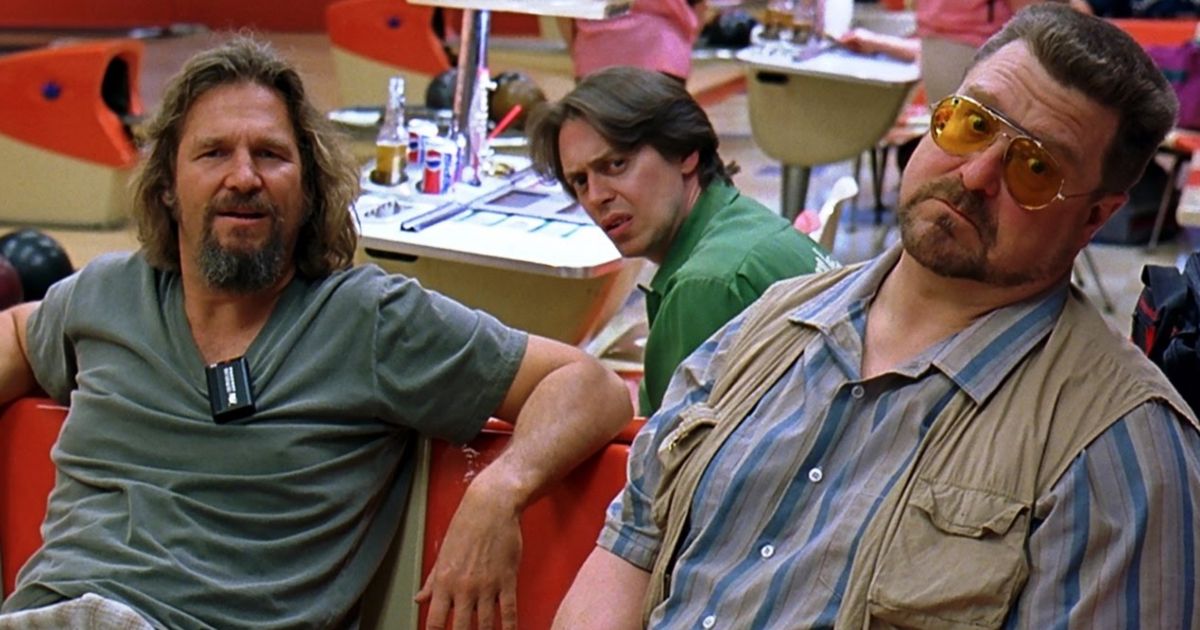 Jeff Bridges, Steve Buscemi, and John Goodman in The Big Lebowski, one of the best comedy movies ever made