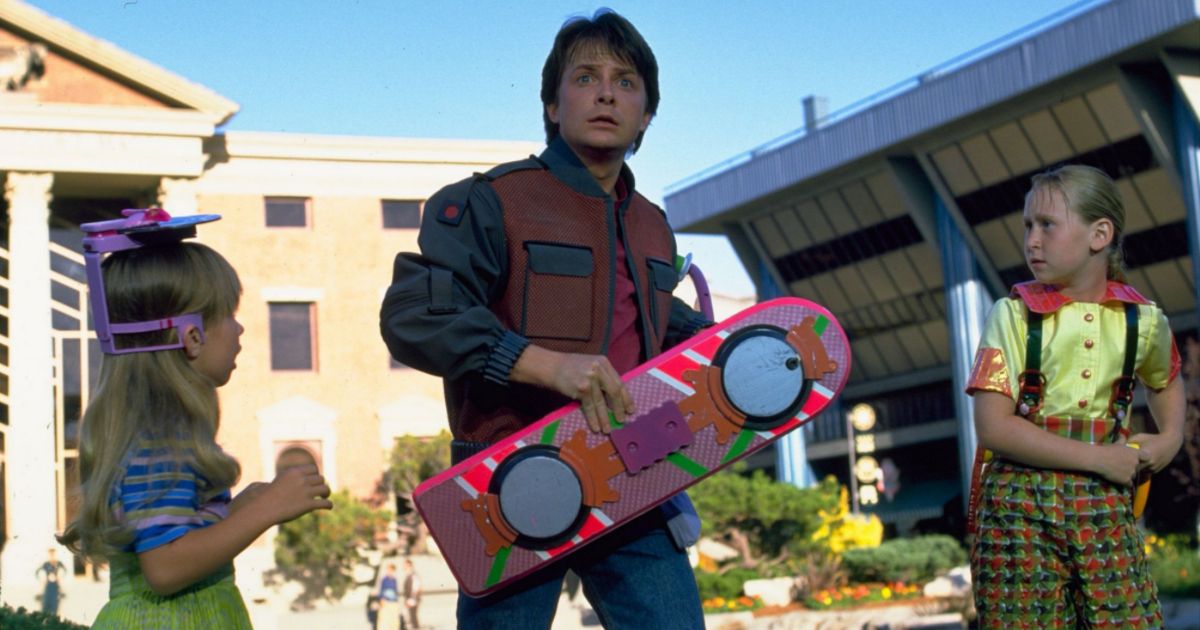 Michael J Fox in Back to the Future Part 2