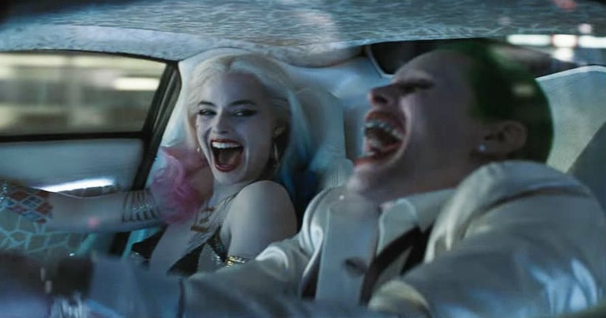Margot Robbie's Harley Quinn and Jared Leto's Joker