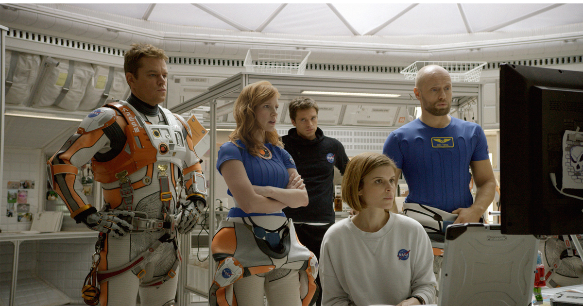 A scene from The Martian