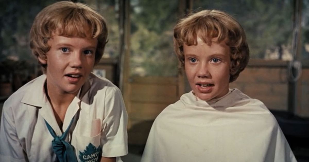 Hayley Mills as The Parent Trap twins