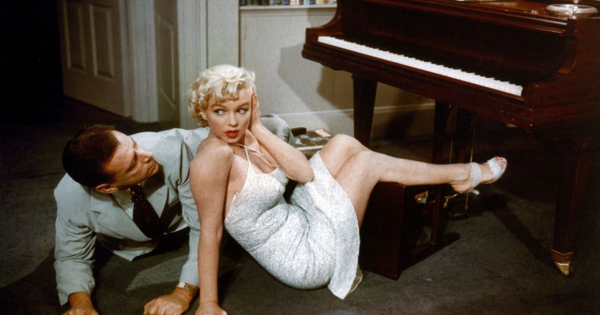 Marilyn Monroe in a white dress in The Seven Year Itch