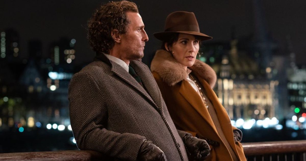 Matthew McConaughey and Michelle Dockery in The Gentlemen