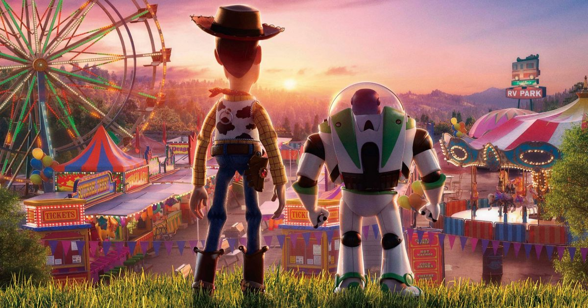 Woody and Buzz Lightyear in Toy Story 4